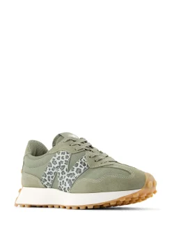 New Balance Olive Green 327 Trainers