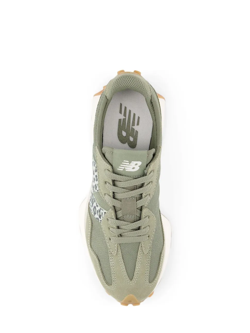New Balance Olive Green 327 Trainers
