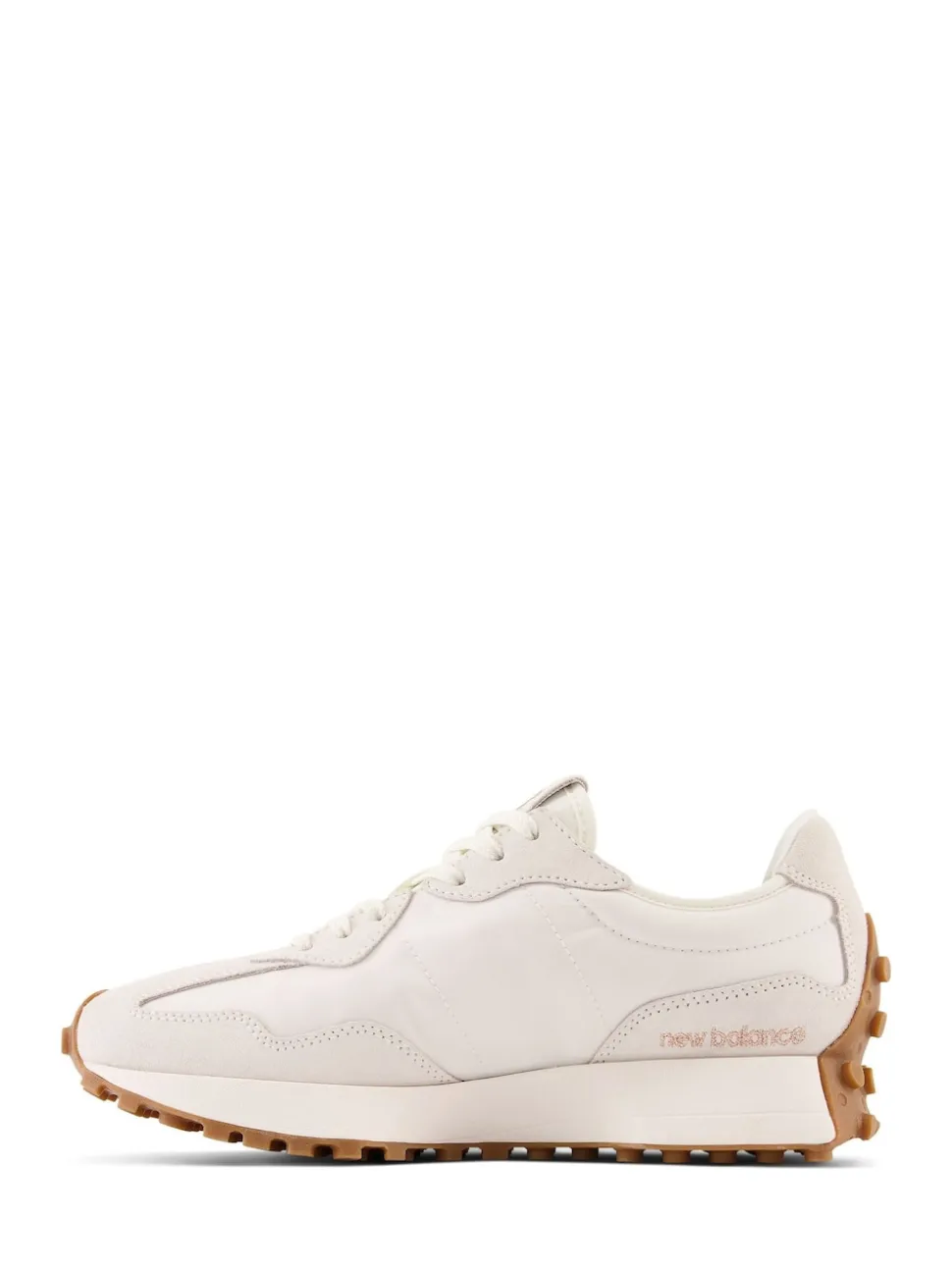 New Balance White/Leopard Print 327 Trainers
