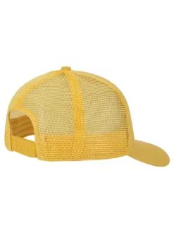New Balance Yellow Stacked Patch Logo Trucker 100% Cotton Hat