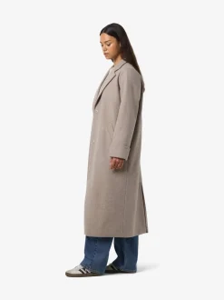 NOISY MAY Brown Long Coat