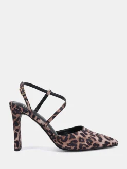 Novo Animal Wide Fit Indie Point Toe Strappy Court Shoes