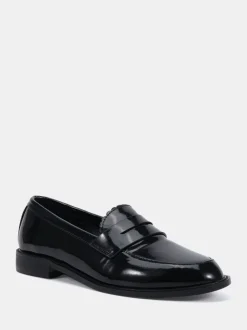 Novo Black Wide Fit Carmella Loafers