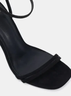 Novo Black Wide Fit MATILDA Strappy Heeled Sandals
