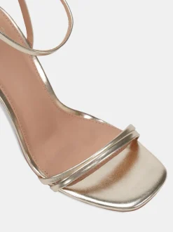 Novo Gold MATILDA Strappy Heeled Sandals