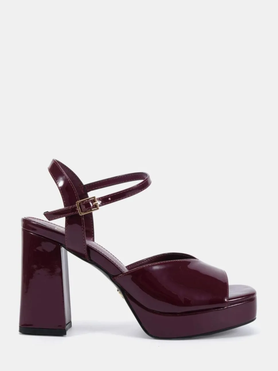 Novo Red Layla Platform Heeled Sandals