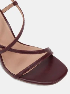 Novo Red MONDRIAN Strappy Heeled Sandals