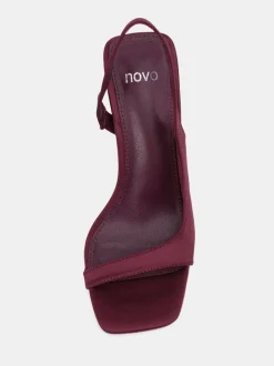 Novo Red Wide Fit Wide Fit Leah Slingback Sandals