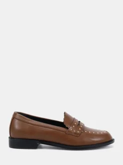 Novo Tan Wide Fit Carmella Loafers