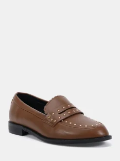 Novo Tan Wide Fit Carmella Loafers