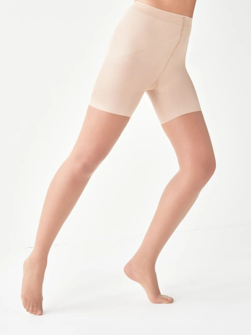 Nude Bum/Tum/Thigh Matt Shaping Tights