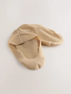 Nude Scallop Edge Sheer Invisible Socks 2 Pack