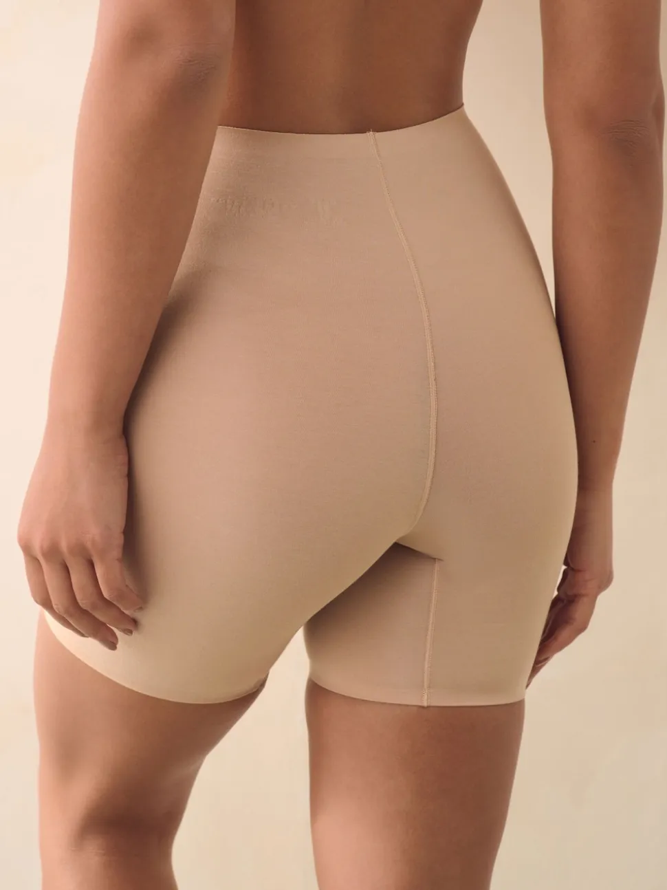 Nude Thigh Smoother Short Shaping Tummy Control Premium Cotton Blend Knickers