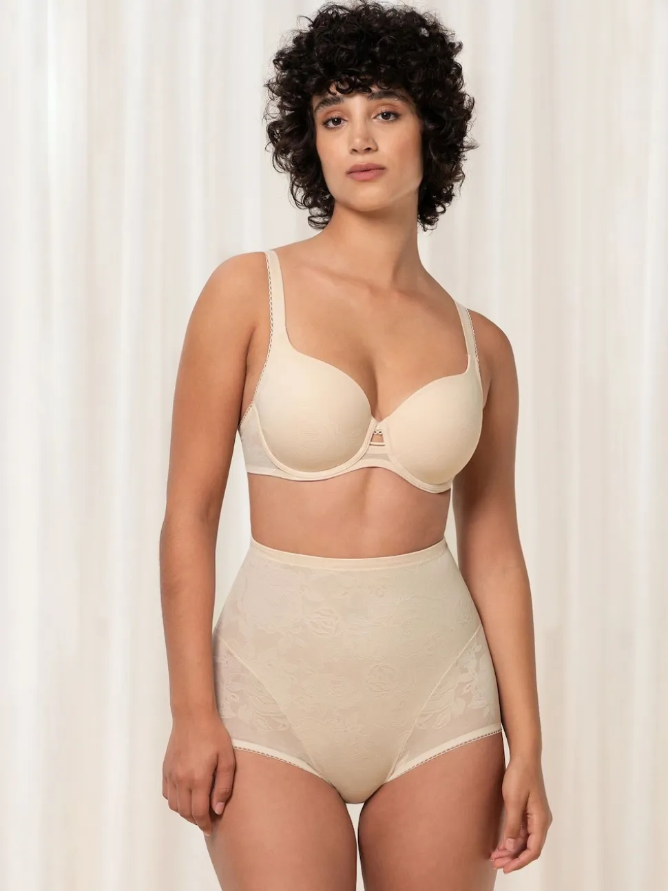 Nude Wild Rose Sensation Wired Padded Bra