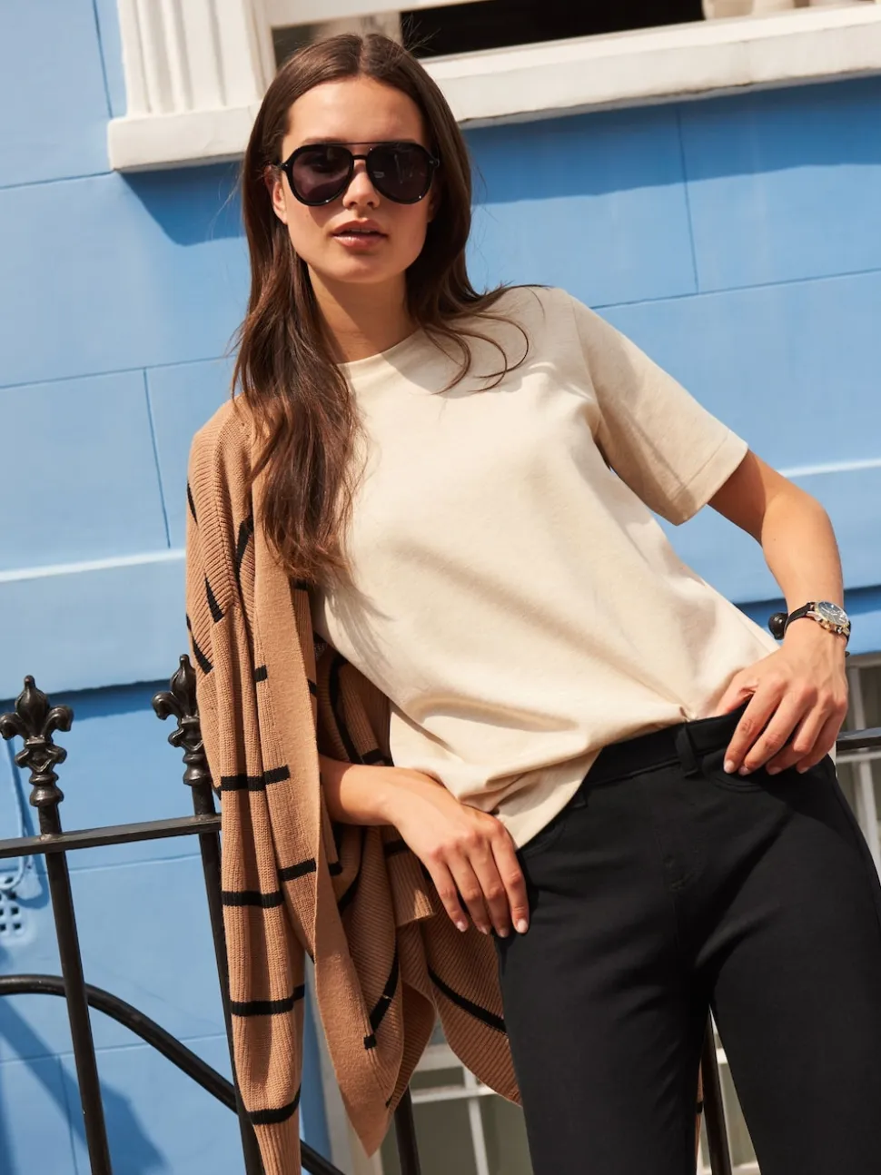 Oatmeal Cream Heavyweight Short Sleeve Crew Neck T-Shirt
