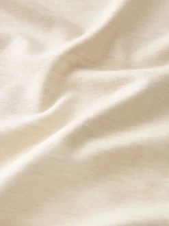 Oatmeal Cream Heavyweight Short Sleeve Crew Neck T-Shirt