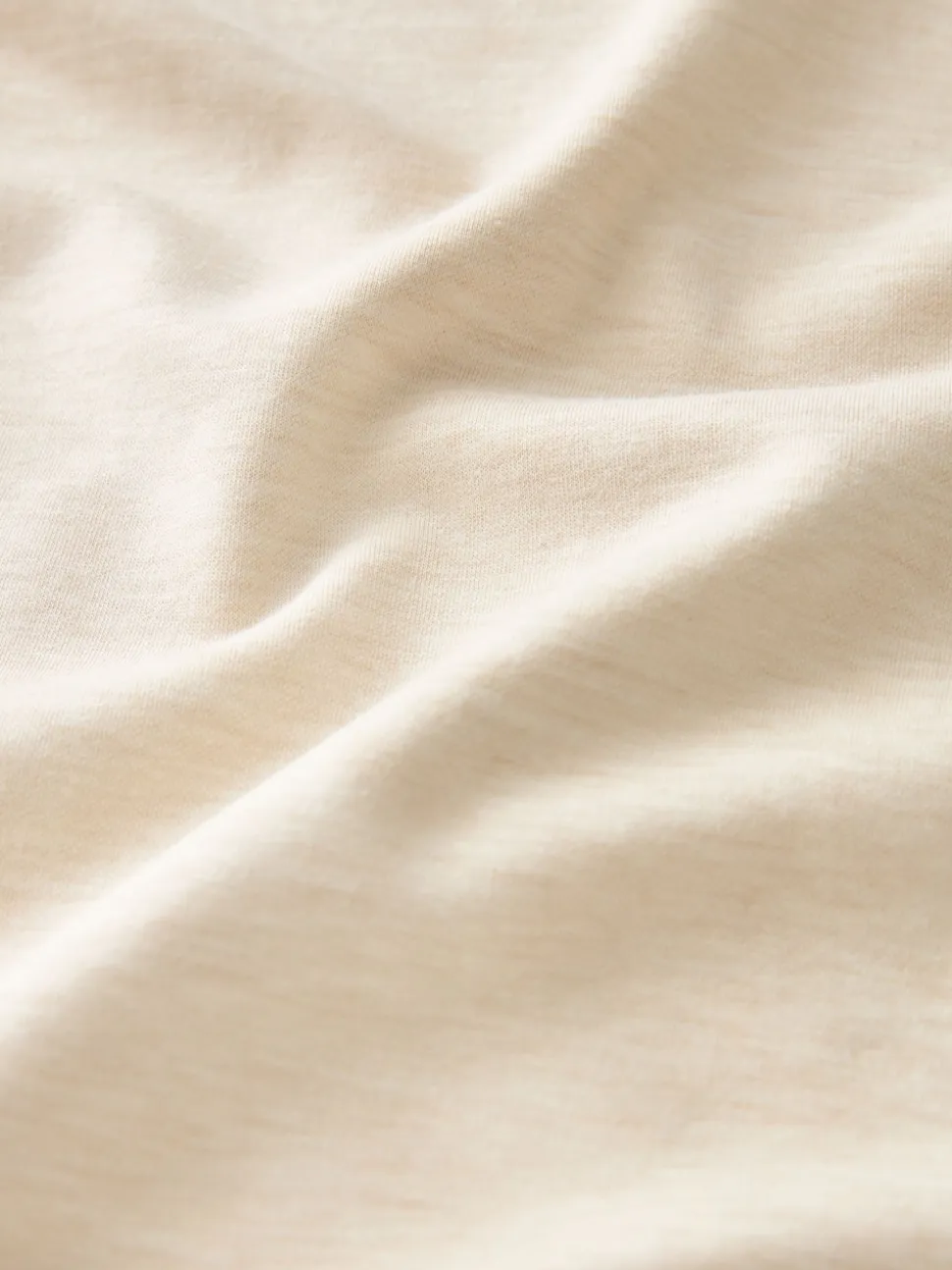 Oatmeal Cream Heavyweight Short Sleeve Crew Neck T-Shirt