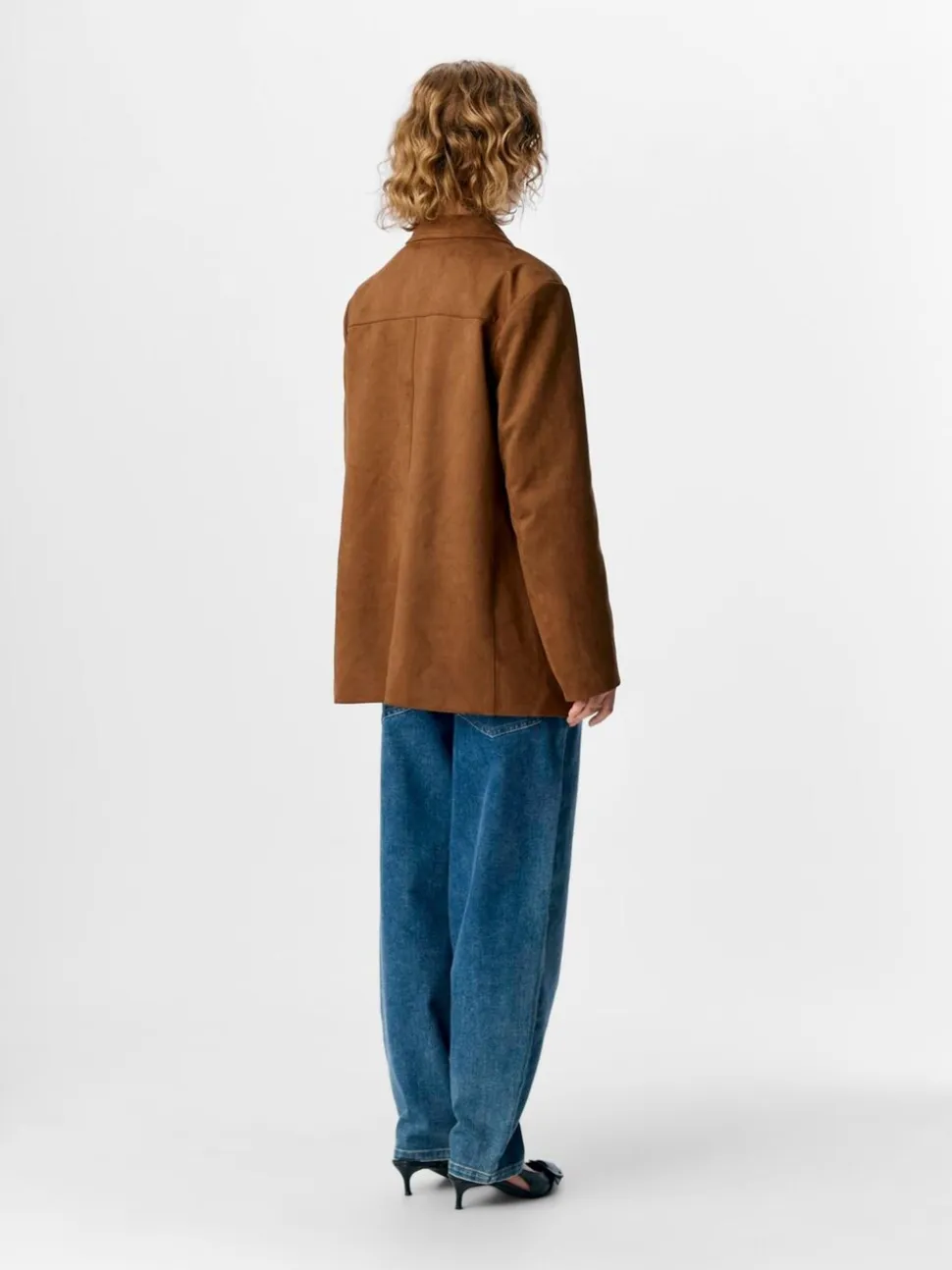OBJECT Brown Faux Suede Jacket