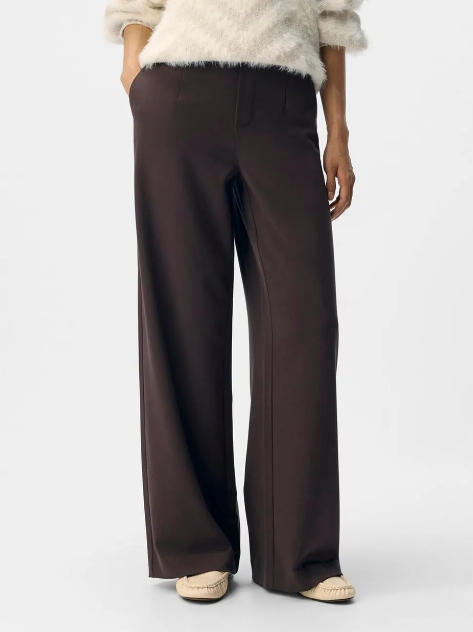 OBJECT Brown Wide Leg Trousers