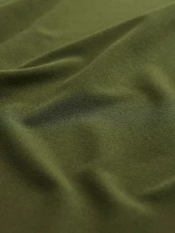 Olive Green Cape Maxi Dress