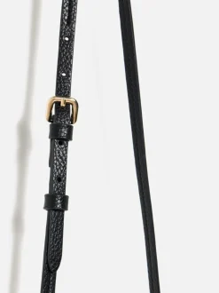 Oliver Bonas Black Bow Clutch Bag
