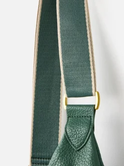 Oliver Bonas Green Brooke Cream Cross-Body Belt Bag
