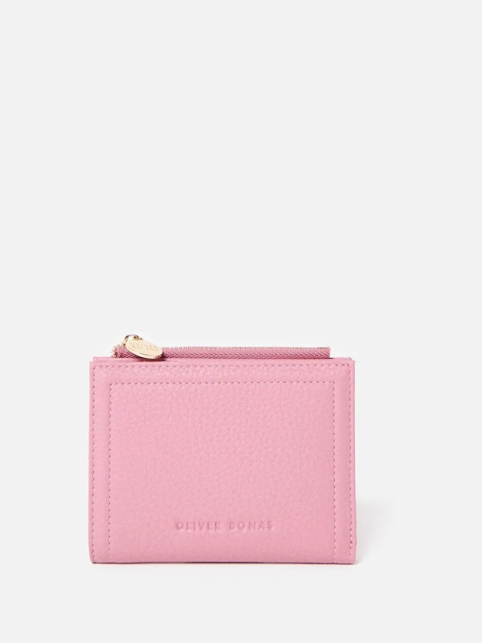 Oliver Bonas Pink Kinley Zipped Coin Purse