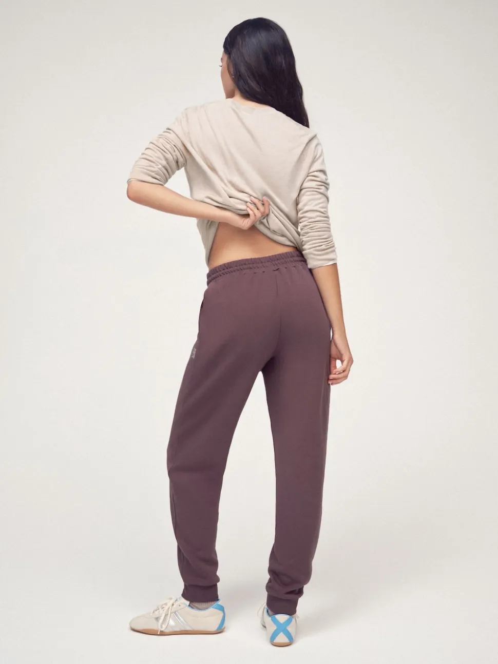 OSIA Brown Cuffed Joggers