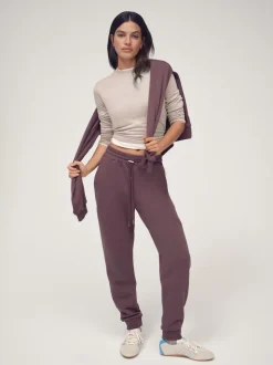 OSIA Brown Cuffed Joggers