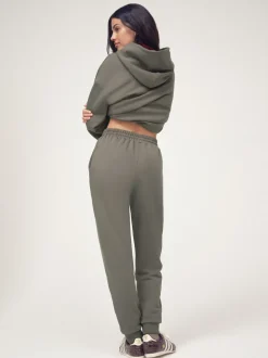 OSIA Olive Green Cuffed Joggers