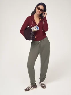 OSIA Olive Green Cuffed Joggers