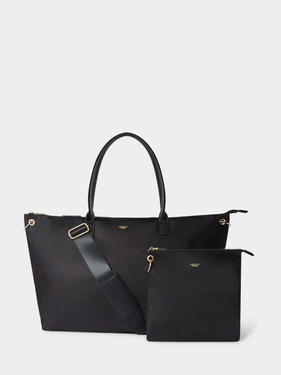 Osprey London Black The Voyage Nylon Weekender Bag