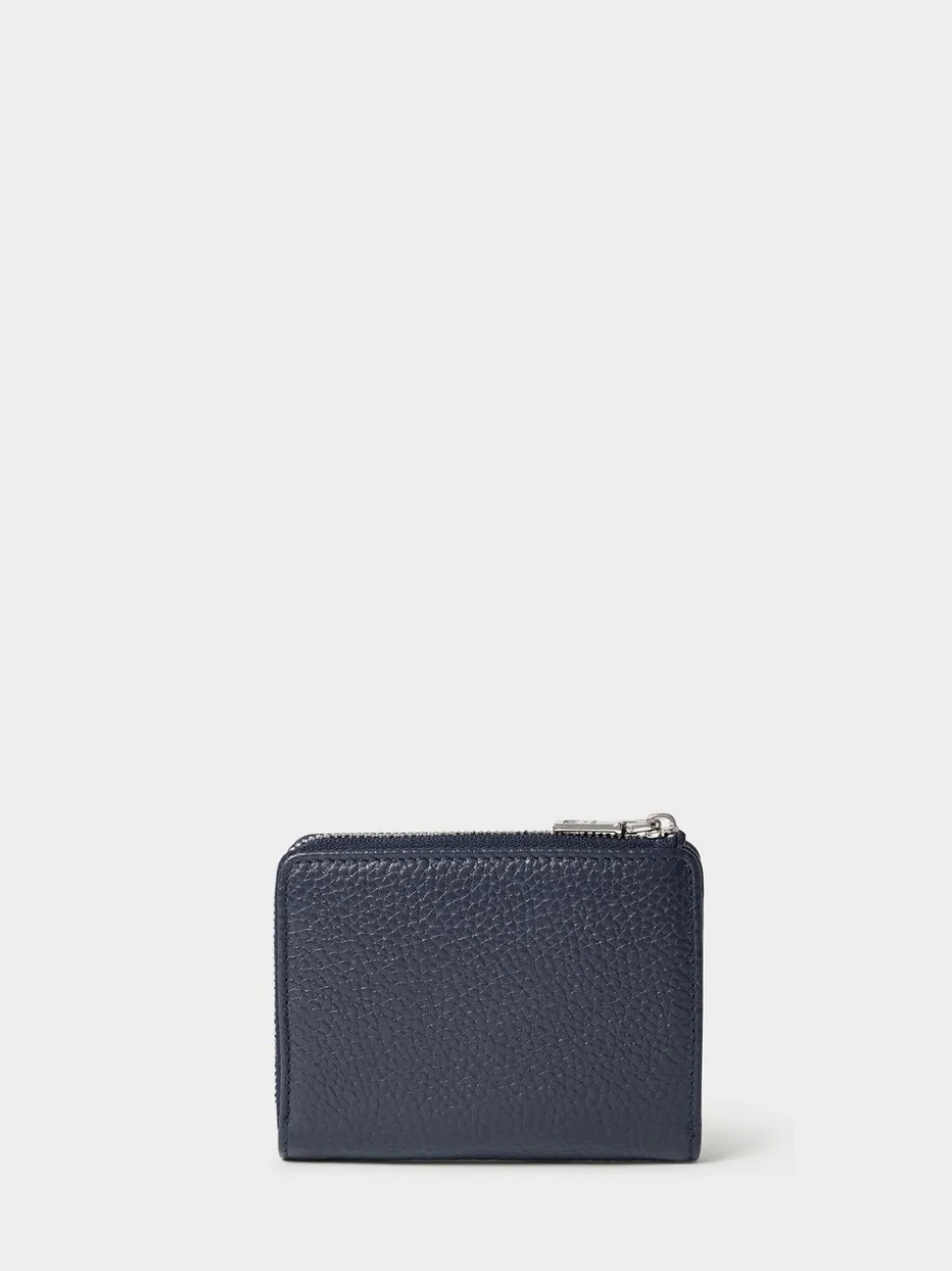 Osprey London Blue The Core Medium Leather Zip Matinee Purse