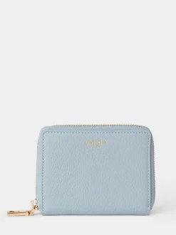 Osprey London Blue The Core Small Leather Zip Around Purse