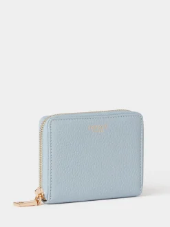Osprey London Blue The Core Small Leather Zip Around Purse