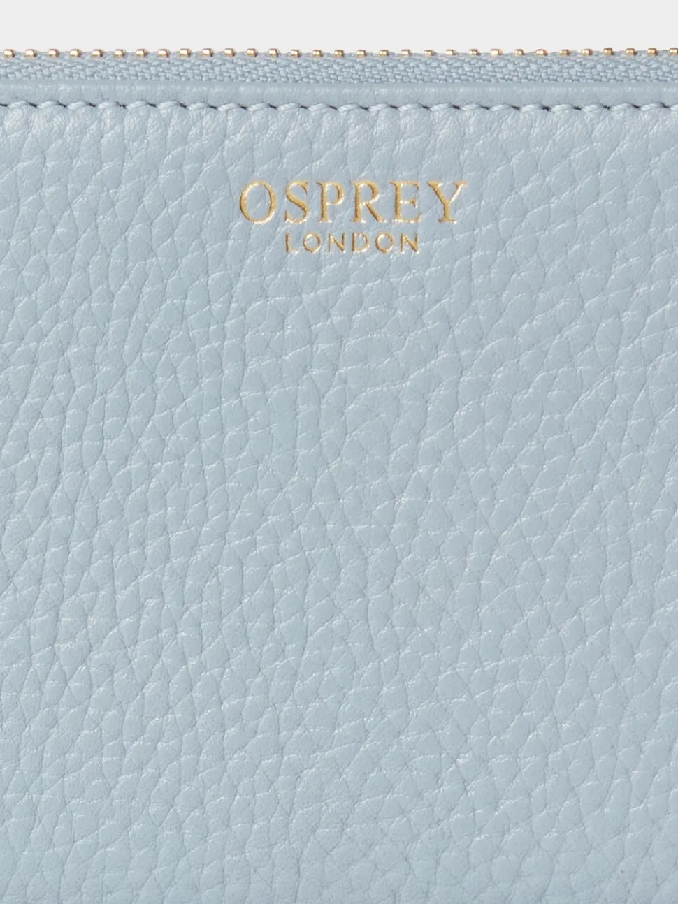 Osprey London Blue The Core Small Leather Zip Around Purse