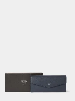 Osprey London Blue The Neptune Leather Purse & Card Holder Set