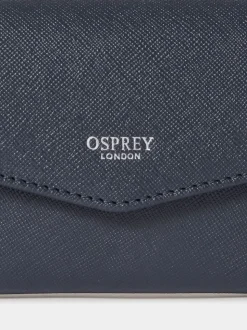 Osprey London Blue The Neptune Leather Purse & Card Holder Set