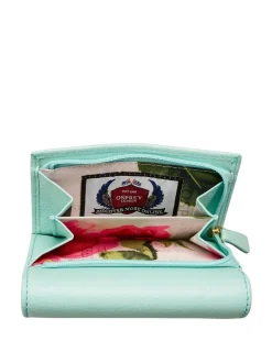 OSPREY LONDON Blue The Tilly Leather Matinee Purse