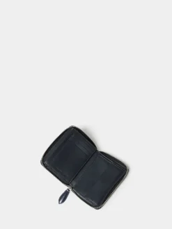 Osprey London Blue The Wentworth Medium Leather Zip Around Purse
