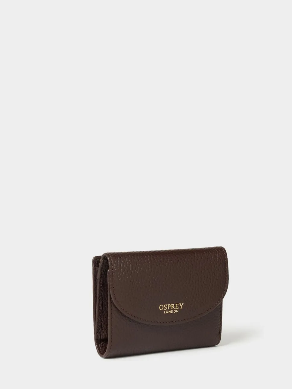 Osprey London Brown The Core Small Leather Matinee Purse