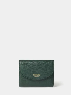 Osprey London Green The Core Small Leather Matinee Purse