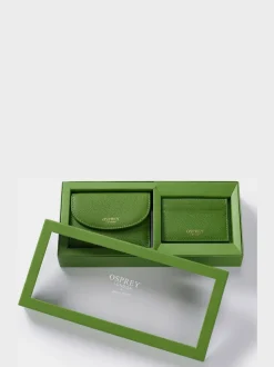 Osprey London Green The Tilly Leather Purse Gift Set