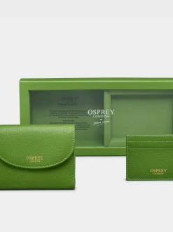 Osprey London Green The Tilly Leather Purse Gift Set