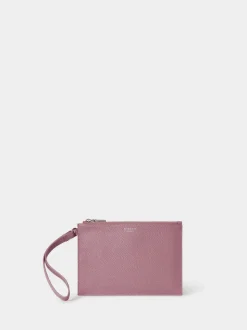 Osprey London Purple The Core Large Leather Pouch