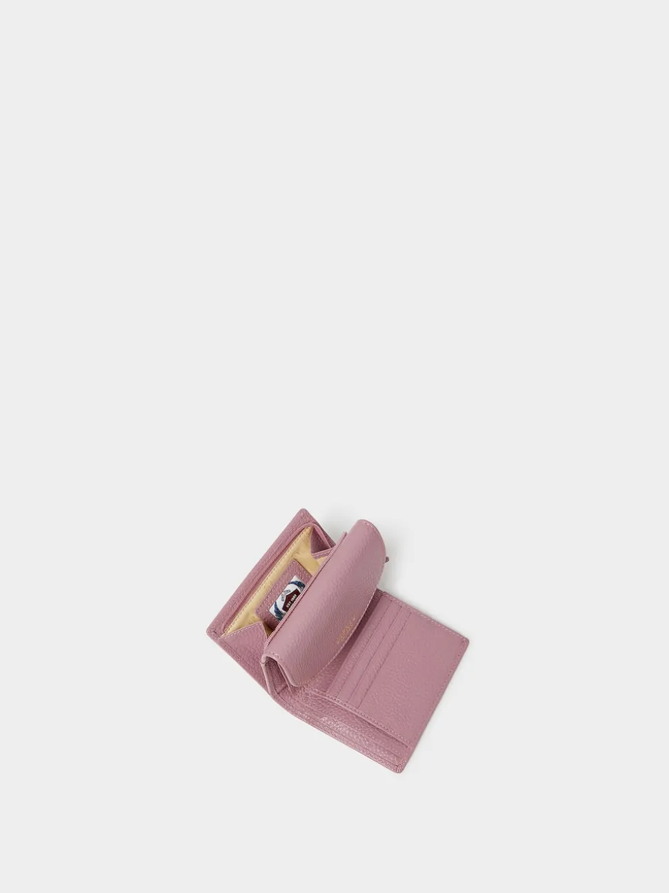 Osprey London Purple The Core Small Leather Matinee Purse