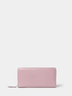 Osprey London Purple The Wentworth Large Leather Zip Around Purse
