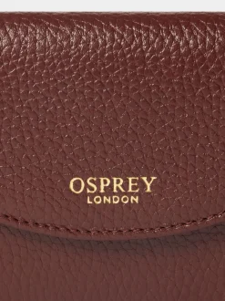 Osprey London Red The Core Small Leather Matinee Purse