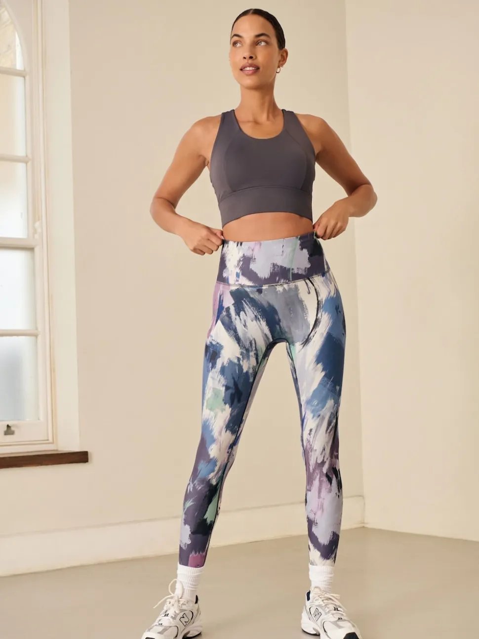 Paint Print Balance Sports Yoga Leggings