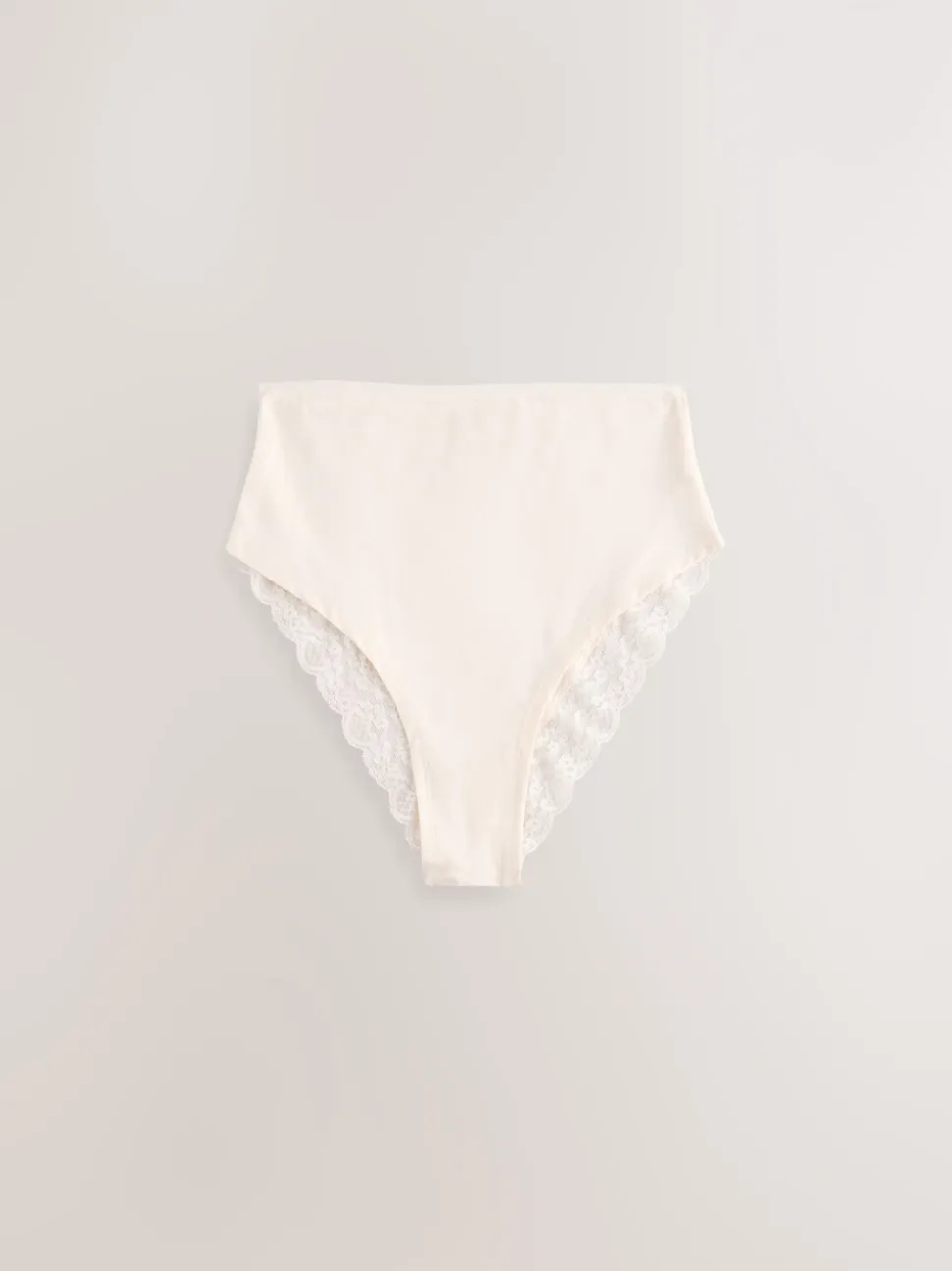 Paisley High Rise High Leg Cotton Lace Knickers 4 Pack
